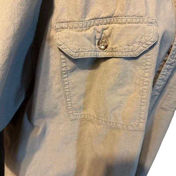 Carhartt National Park Volunteer Beige Short Sleeve Shirt with Patch & Button Po - Picture 2 of 16